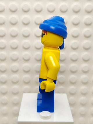 Pirate Red / Black Stripes Shirt and Blue Legs, pi028 Minifigure LEGO®