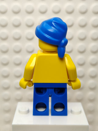 Pirate Red / Black Stripes Shirt and Blue Legs, pi028 Minifigure LEGO®