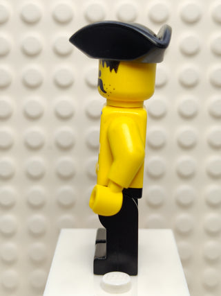 Pirate Blue / White Stripes Shirt with Black Legs, pi017 Minifigure LEGO®