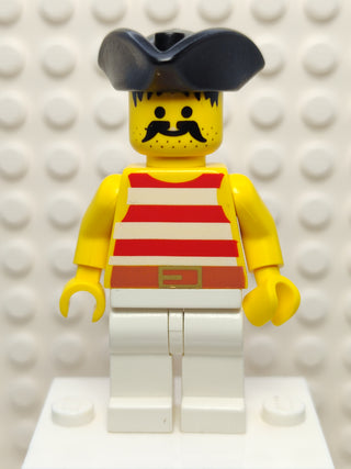 Pirate Red / White Stripes Shirt, pi039 Minifigure LEGO®