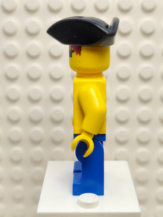 Pirate Red / Black Stripes Shirt and Blue Legs, pi026 Minifigure LEGO®