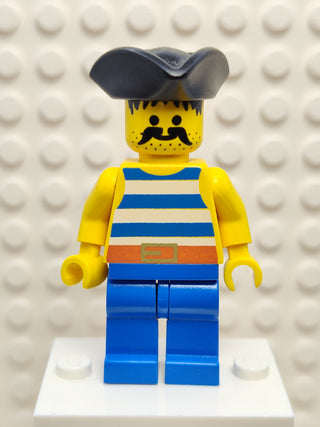 Pirate Blue / White Stripes Shirt with Blue Legs, pi018 Minifigure LEGO®