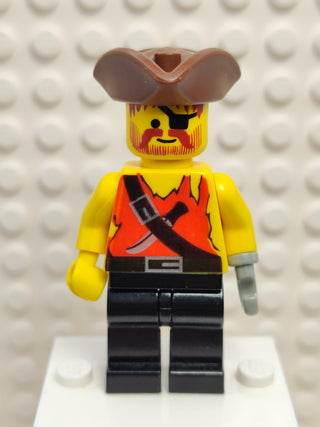 Pirate Shirt with Knife and Black Legs, pi024 Minifigure LEGO®