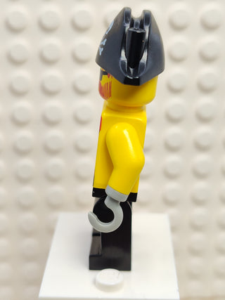 Pirate Shirt with Knife and Black Legs, pi078 Minifigure LEGO®