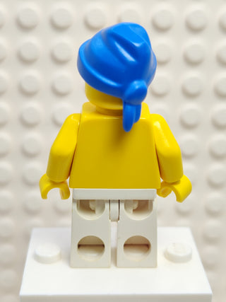 Pirate Red / White Stripes Shirt with White Legs, pi042 Minifigure LEGO®