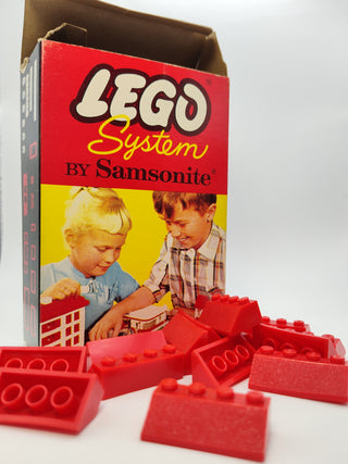 Sloping Roof Bricks Red, 280-3 Building Kit LEGO®