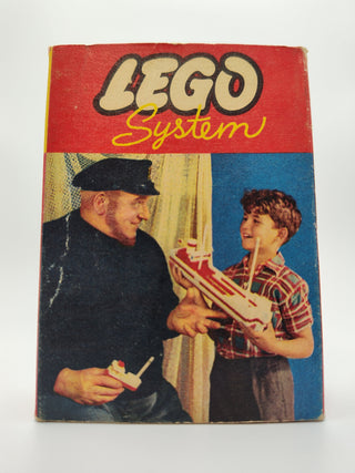 Set 224-3, 2 x 2 Curved Bricks Building Kit LEGO® Certified Pre-Owned with Box (Man and Boy)