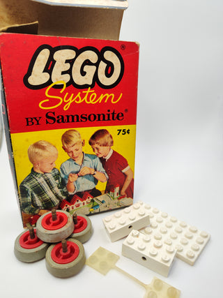 Set 400-4 Samsonite, Small Wheels with Axles (System) Building Kit LEGO®