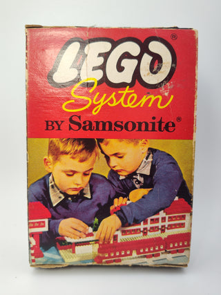Set 231-2 Samsonite, Esso Pumps/Sign Building Kit LEGO® Certified Pre-Owned with Box (Two Boys)