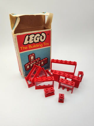 Set 414-3, Windows Parts Pack, Red (The Building Toy) Building Kit LEGO®
