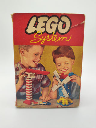 Set 223-2, 1 x 1 Round Bricks Building Kit LEGO® Certified Pre-Owned with Box (Boys with Windmill)