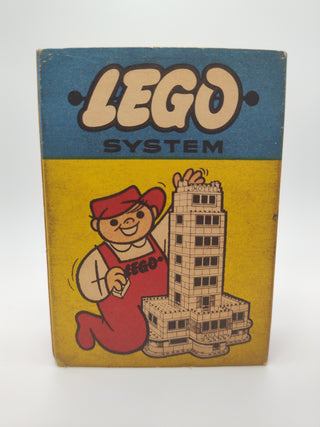 Set 280-1, Sloping Roof Bricks, Red Building Kit LEGO® Certified Pre-Owned with Box (Cartoon Boy)