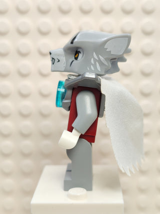 Worriz - Flat Silver Armor and Cape, loc038 Minifigure LEGO®