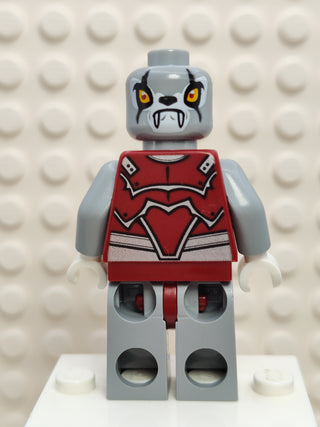 Worriz - Flat Silver Armor and Cape, loc038 Minifigure LEGO®