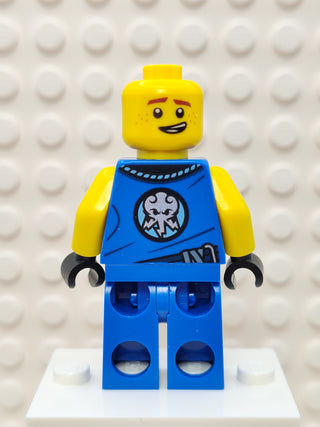 Jay - Legacy Rebooted Ninjago Logogram 'MANTER' on Torso, njo0576 Minifigure LEGO®