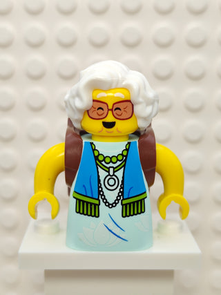 Mrs. Castillo - Reddish Brown Backpack, drm014 Minifigure LEGO®