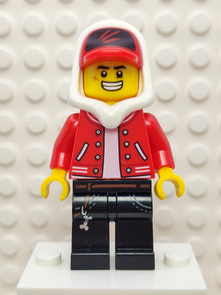 Jack Davids - Red Jacket with Cap, hs001 Minifigure LEGO®