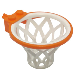 Sports Hoop and Net, Parts# 43373/43374 Part LEGO® Orange