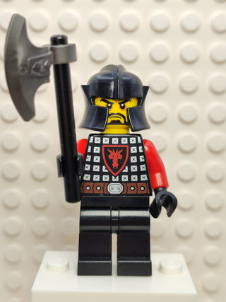 Dragon Knight Scale Mail with Dragon Shield, cas522 Minifigure LEGO® With Axe