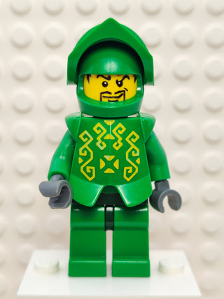 Knights Kingdom II, Rascus with Armor, Plain Torso, cas261 Minifigure LEGO® Minifigure Only, no sword or shield