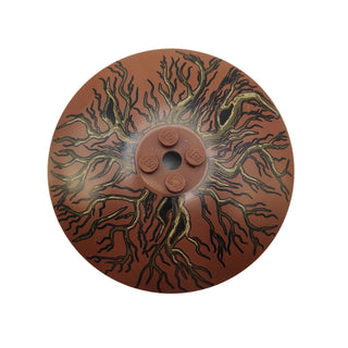 Dish 8x8 Inverted with Tree Branches Pattern, Part# 3961pb02 Part LEGO®