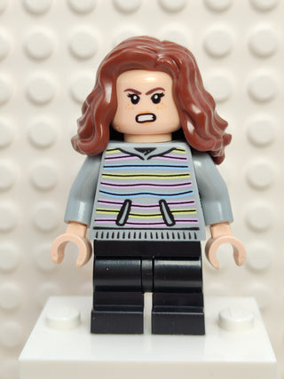 Hermione Granger - Striped Hoodie, Black Medium Legs, hp383 Minifigure LEGO®