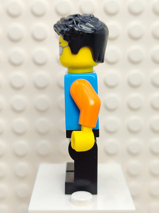 Man - Dark Azure Letter Jacket, idea080 Minifigure LEGO®
