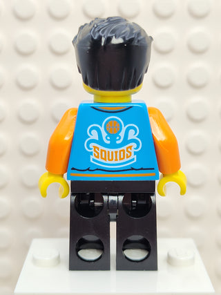 Man - Dark Azure Letter Jacket, idea080 Minifigure LEGO®