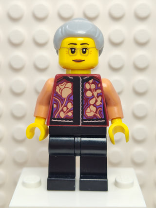 Grandmother - Floral Shirt, hol220 Minifigure LEGO®