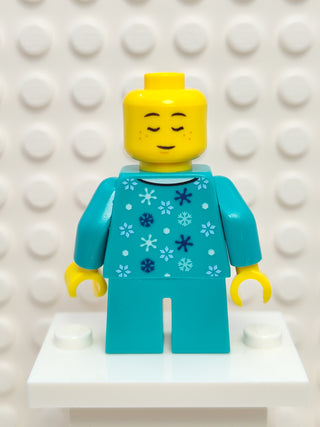 Girl - Dark Turquoise Pajamas, hol256 Minifigure LEGO®