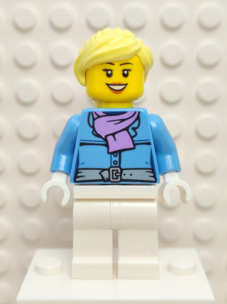 Female - Jacket with Medium Lavender Scarf, hol126 Minifigure LEGO®
