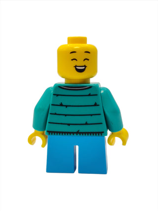 Girl Child - Dark Turquoise Jacket over Purple Shirt, hol276 Minifigure LEGO®