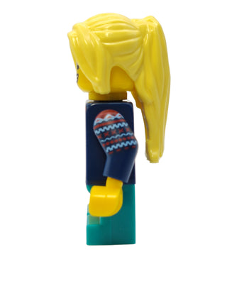 Girl - Dark Blue Knit Sweater, hol238 Minifigure LEGO®