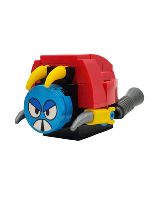 Moto Bug - Sticker Face, idea166s Minifigure LEGO® Mean Face Like New