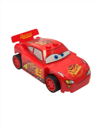 Lightning McQueen - Red, 'Rust-eze' in Fancy Script, crs018 Minifigure LEGO®