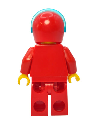 Jacket Red with Zipper - Red Helmet, jred007 Minifigure LEGO®