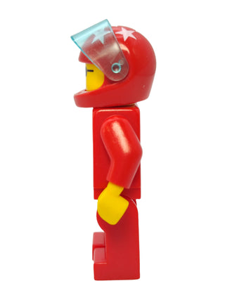 Jacket 2 Stars Red - Red Helmet 7 White Stars, jstr003 Minifigure LEGO®