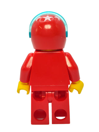 Jacket 2 Stars Red - Red Helmet 7 White Stars, jstr003 Minifigure LEGO®