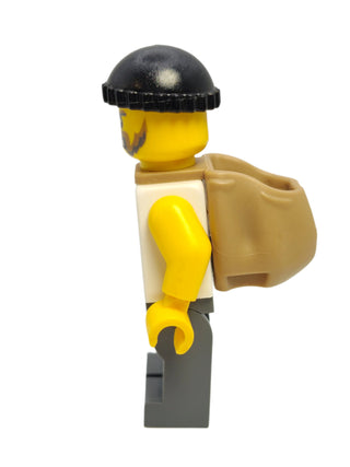 Jail Prisoner Shirt with Prison Stripes and Backpack, cty0448 Minifigure LEGO®