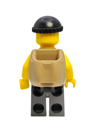 Jail Prisoner Shirt with Prison Stripes and Backpack, cty0448 Minifigure LEGO®
