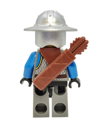 King's Knight Scale Mail with Smirk and Stubble Beard, cas531 Minifigure LEGO®
