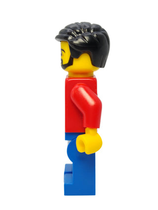 Male - Red Plaid Flannel Shirt with Beard, cty0664 Minifigure LEGO®