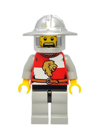 Kingdoms - Lion Knight Quarters with Vertical Cheek Lines, cas498 Minifigure LEGO®