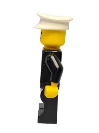 Police - Suit with 4 Buttons and White Hat, cop001 Minifigure LEGO®