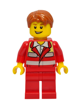 Paramedic - Red Uniform Male, cty0272 Minifigure LEGO®