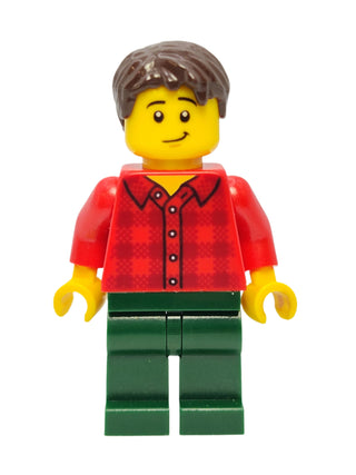 Man with Red Plaid Flannel Shirt, twn363 Minifigure LEGO®