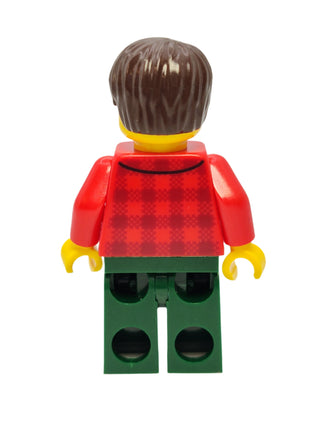 Man with Red Plaid Flannel Shirt, twn363 Minifigure LEGO®