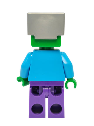 Zombie - Flat Silver Helmet, min131 Minifigure LEGO®