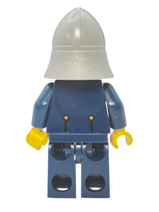 Red Sash with Light Bluish Gray Neck Protector - Reddish Brown Eyebrows, cas479b Minifigure LEGO®