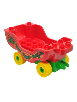 Santa's Winter Holiday Duplo Sleigh Minifigure LEGO®